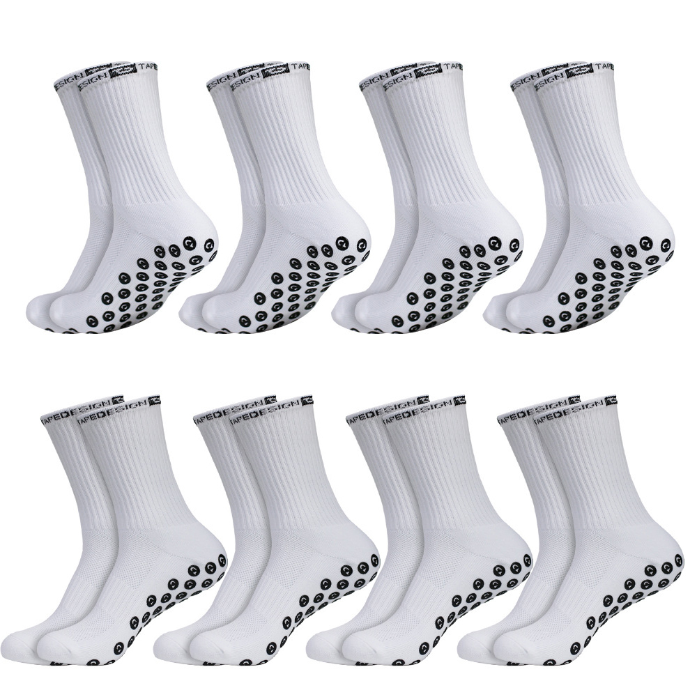 Badminton Grip - 8 pares de meias de futebol