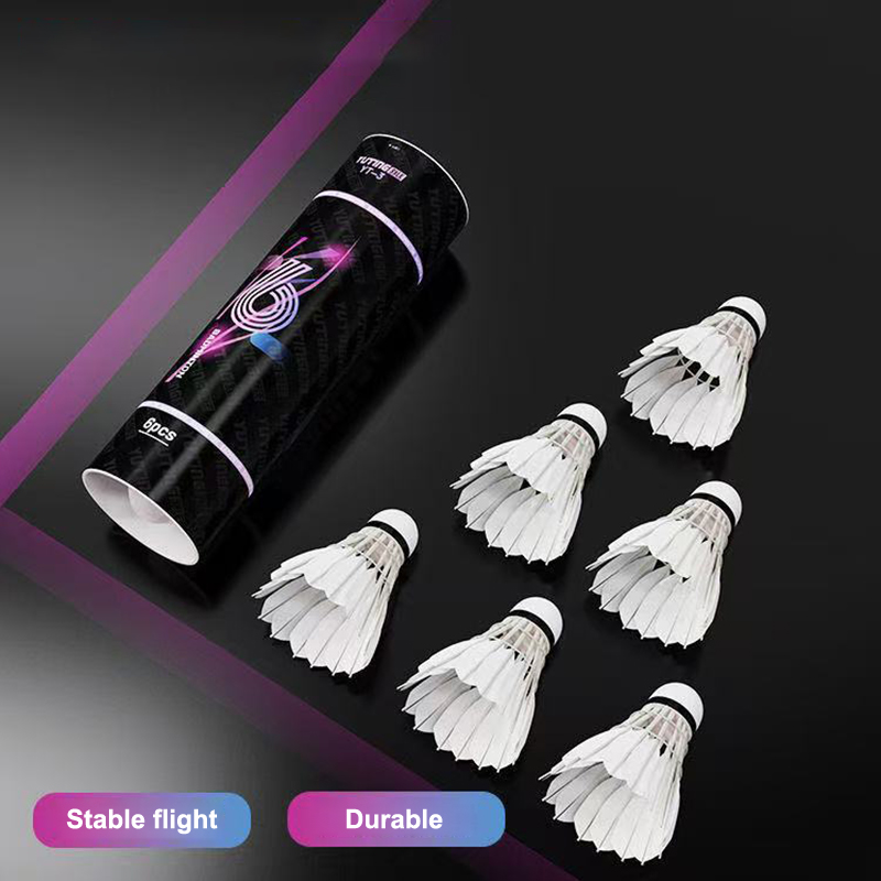 3/6 Peças de Petecas de Badmin - Badminton Shuttlecock avaliação e preço