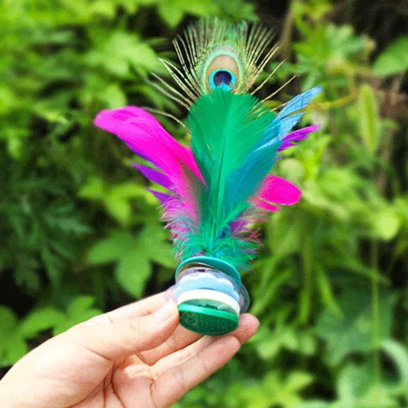 Jianzi Colorido de Penas: Raqu - Feather Shuttlecock avaliação e preço