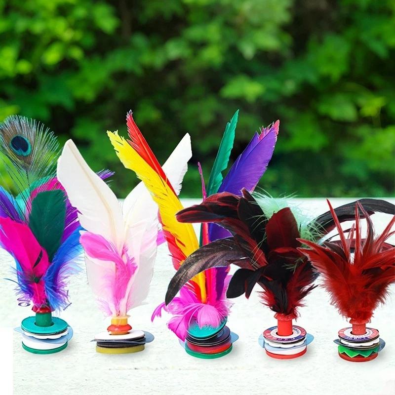 Jianzi Colorido de Penas: Raqu - Feather Shuttlecock avaliação e preço